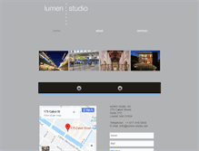 Tablet Screenshot of lumen-studio.net